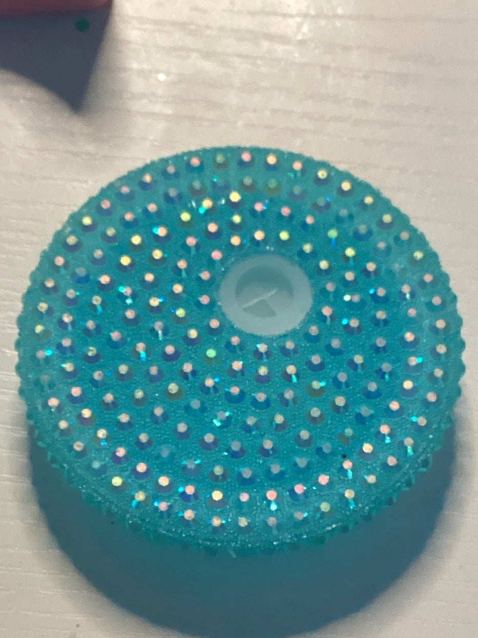 Rhinestone lid